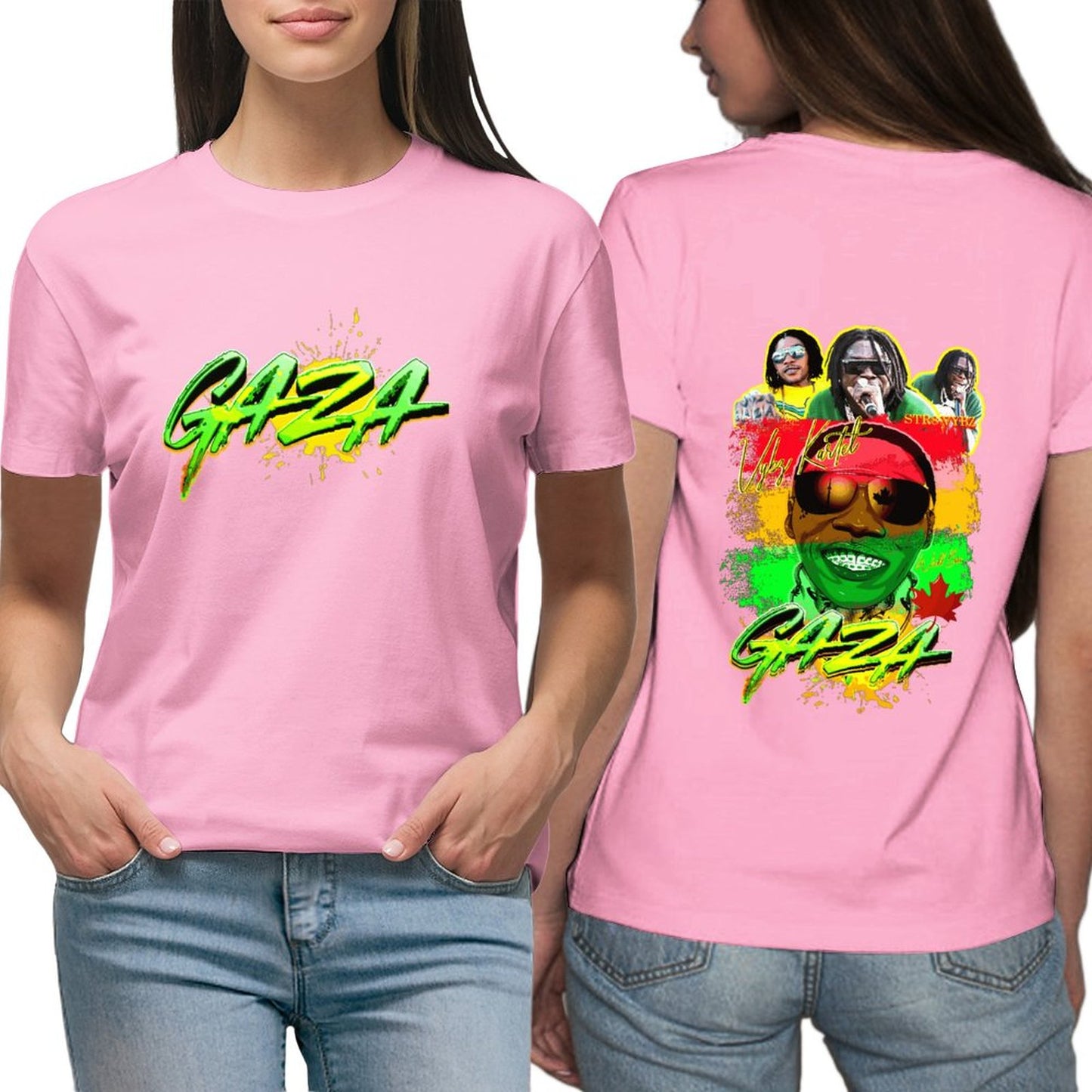 Vybz Kartel Gaza Women Custom Tees All Over Print