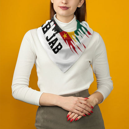 Jab Jab Square Silk-Like Scarves