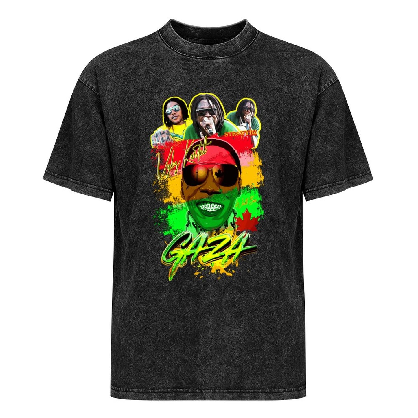 Vybz Kartel  Reggae Gaza Women's Washed Vintage T-Shirt