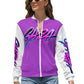 Women's Vybz Kartel Custom Purple Jacket