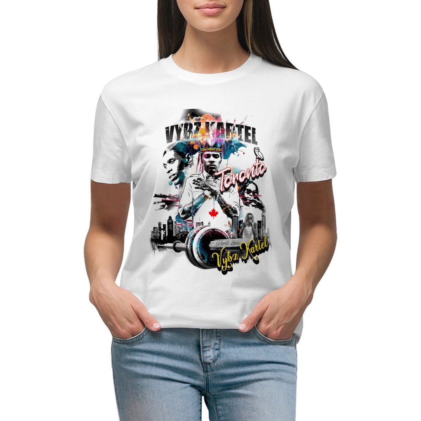 Vybz Kartel Toronto T-Shirts for Women Tee