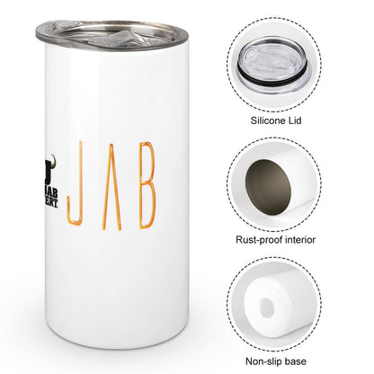 Jab Jab White - Insulated Drinking Cups with Lids 300 m;