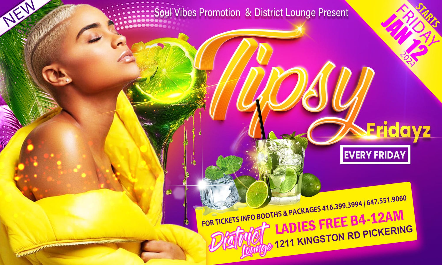 Tipsy Fridays District Lounge Soul Vibes