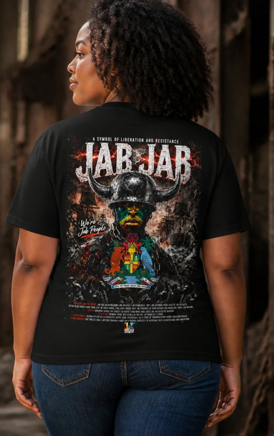 WE'RE JAB PEOPLE COLOUR T-SHIRT
