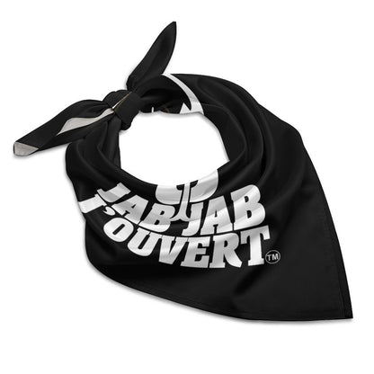 Jab Jab J' Ouvert Square Silk-Like Scarves Black