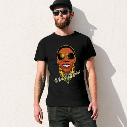 Vybz Kartel Bandana Men's T-Shirt Tees Front Print Design