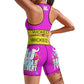 Wicked Jab Pink 2 Piece Workout Yoga Set