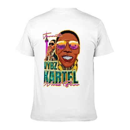 Vybz Kartel Toronto Men's Tee with Back Print Design