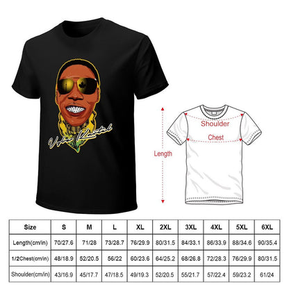 Vybz Kartel Bandana Men's T-Shirt Tees Front Print Design