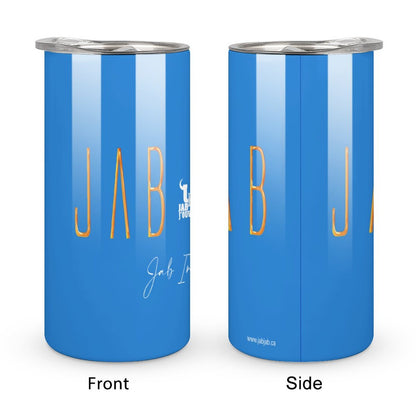 Blue "Jab Jab in Oil" - Insulated Drinking Cups with Lids 300 ml