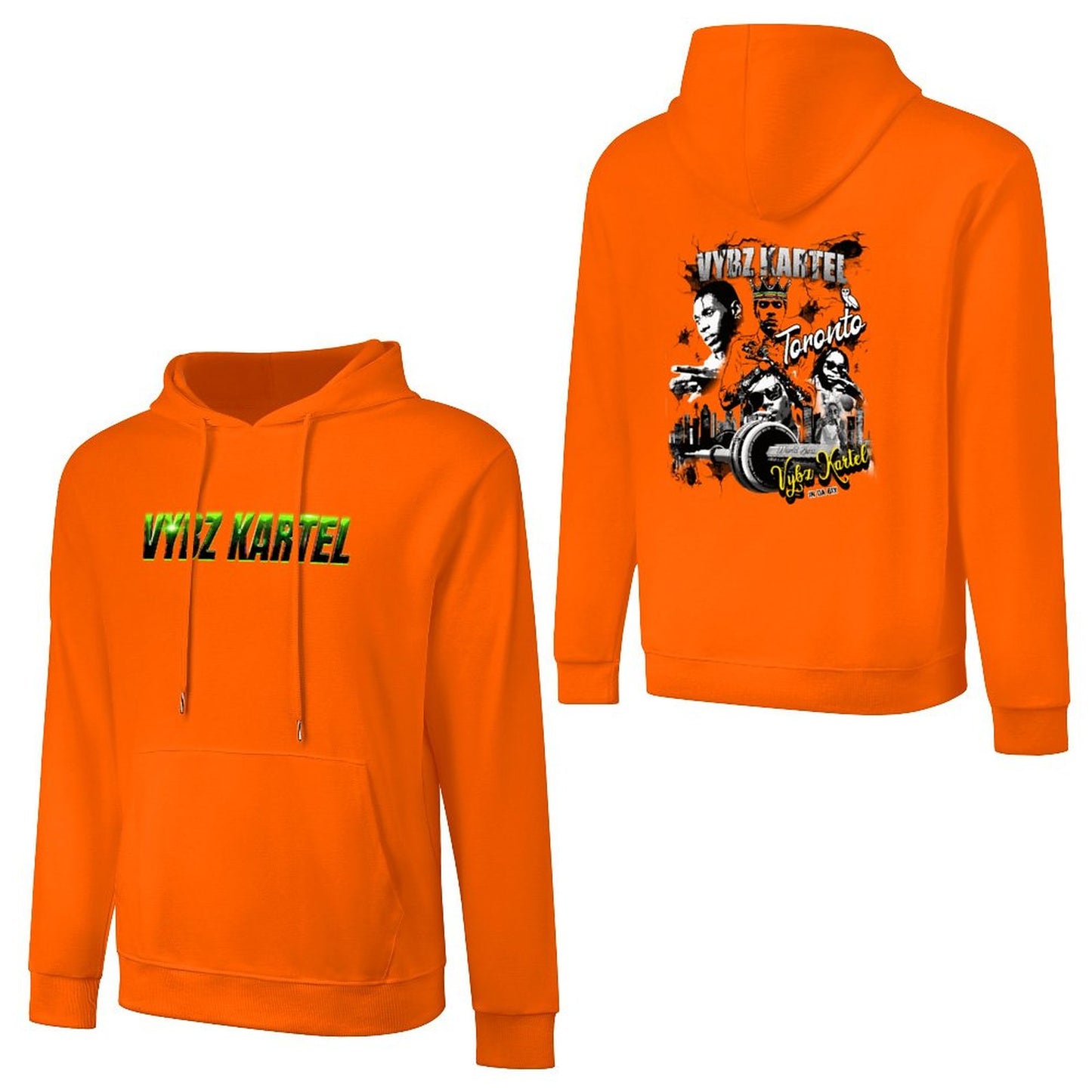Vybz Kartel Toronto  Men's Hoodie with Pocket