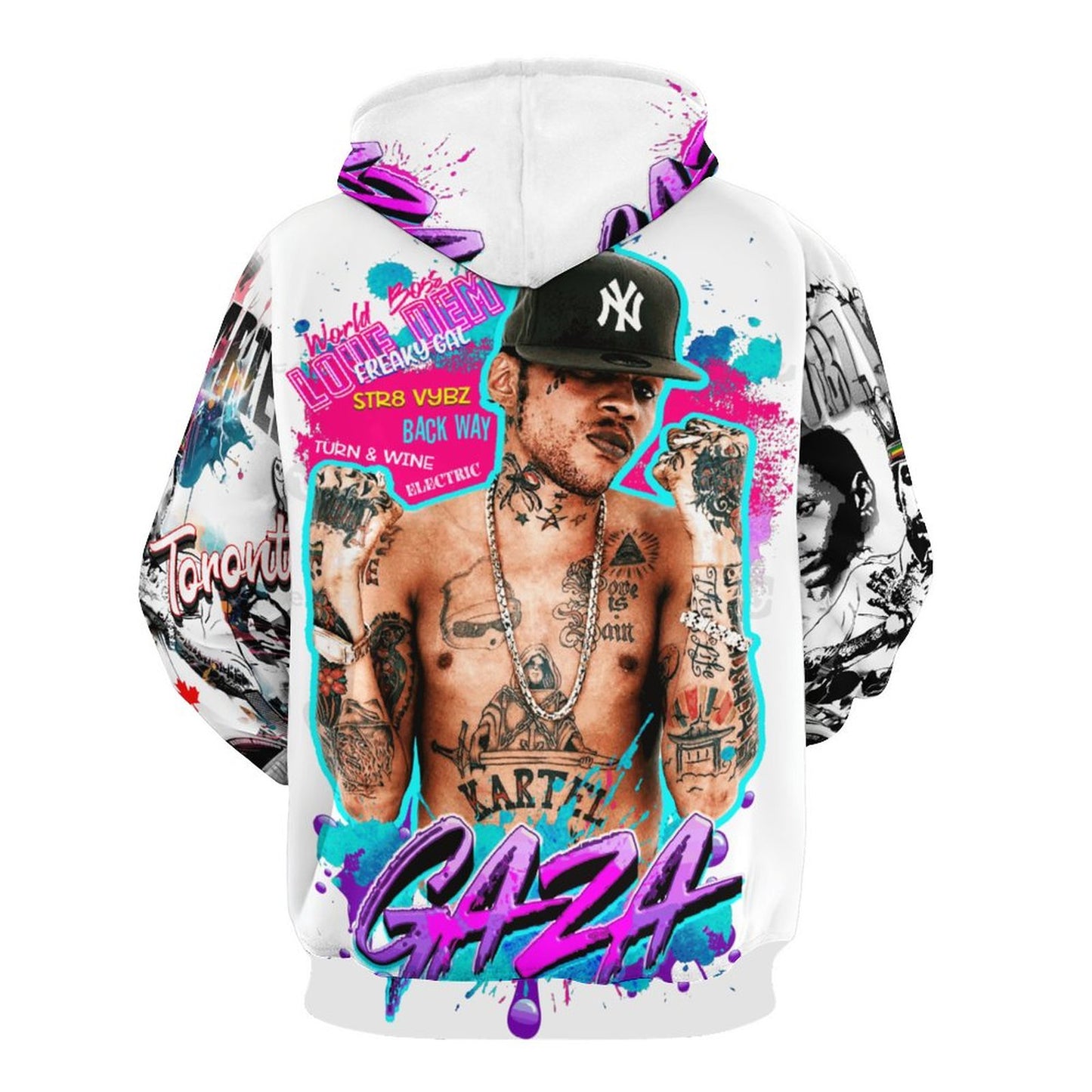 Vybz Kartel Ladies Custom Hoodie