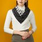 Jab Jab J' Ouvert Square Silk-Like Scarves Black