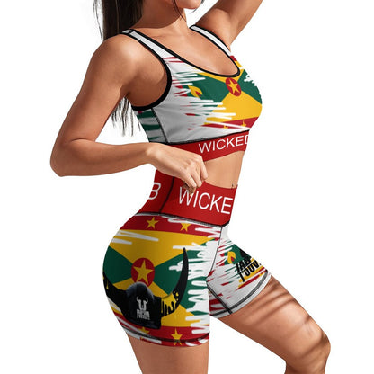 Wicked Jab 2 Piece Workout Yoga Set
