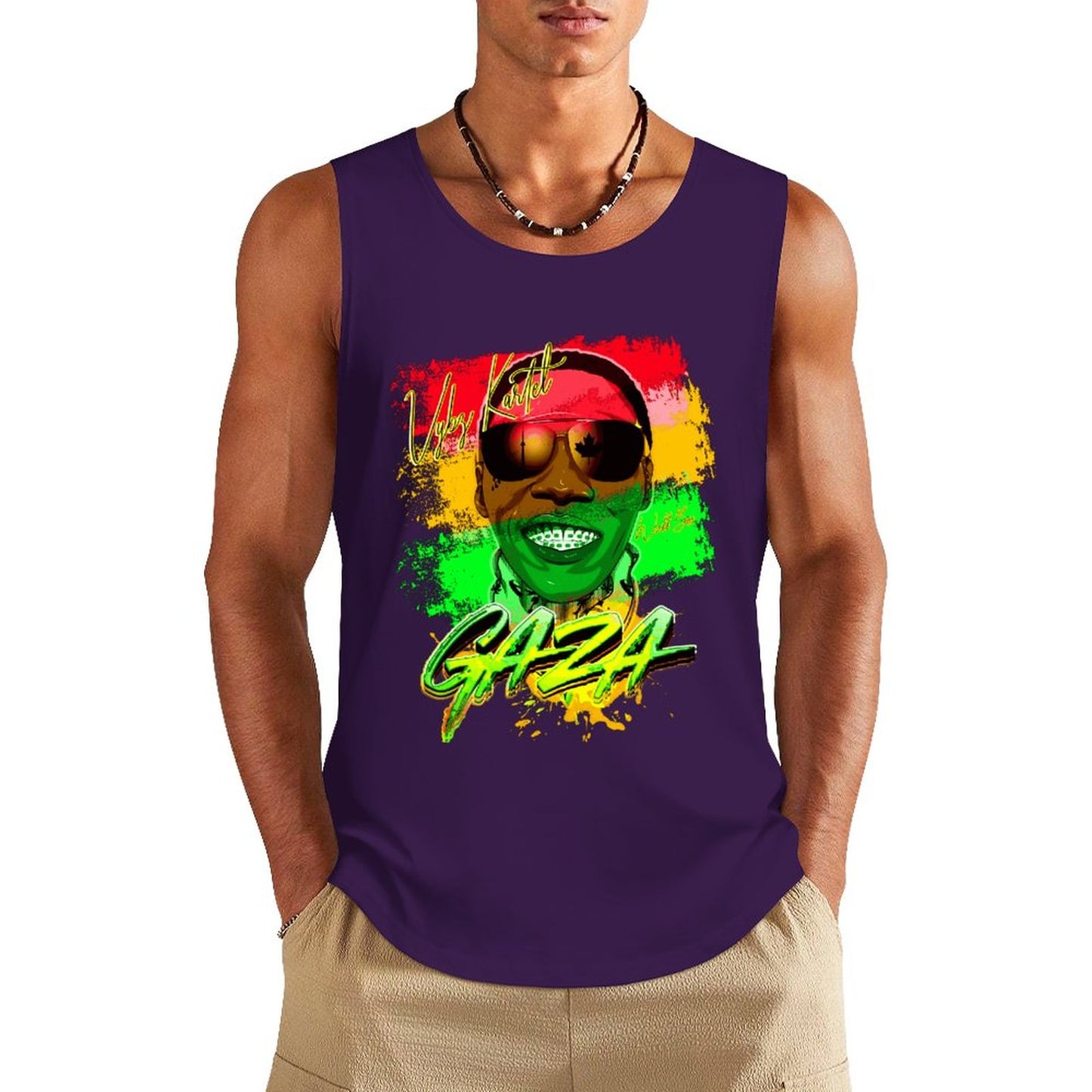 Vybz Kartel Reggae Cotton Tank Top