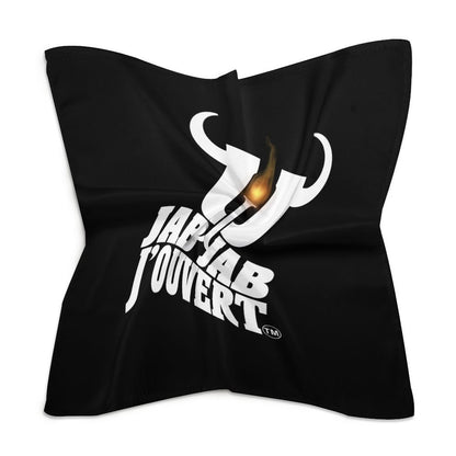 Jab Jab J' Ouvert Square Silk-Like Scarves Black