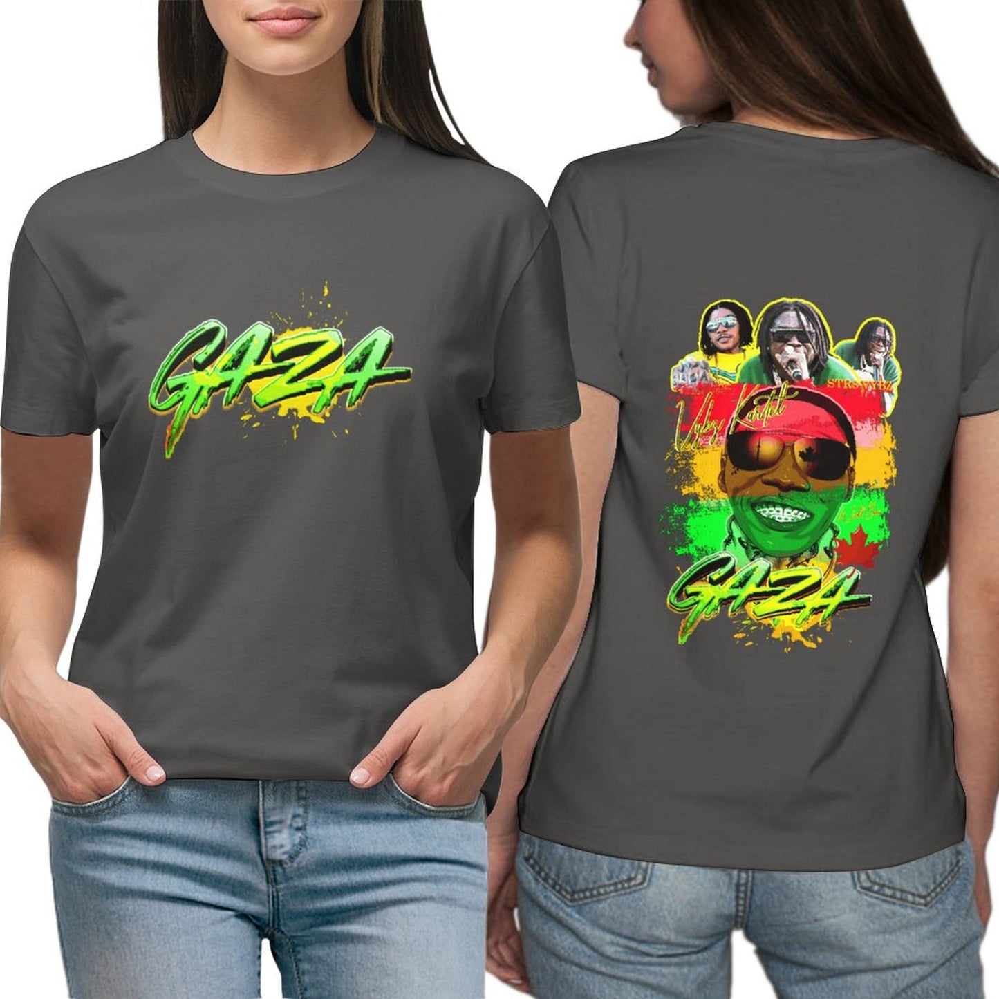 Vybz Kartel Gaza Women Custom Tees All Over Print