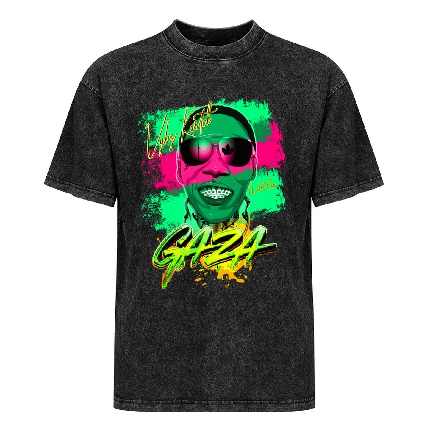 Vybz Kartel Gaza Pink Women's Washed Vintage T-Shirt