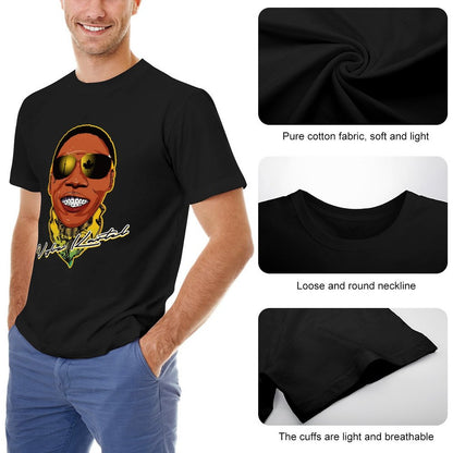 Vybz Kartel Bandana Men's T-Shirt Tees Front Print Design